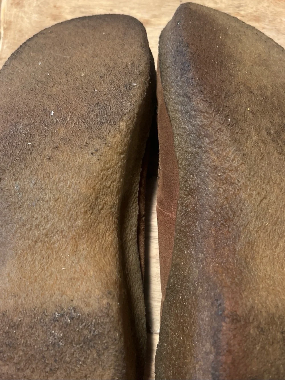 Yellow Box Brown Suede Wedge Slip-Ons Depot